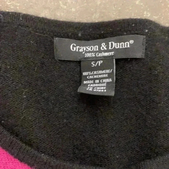 Grayson & dunn cashmere button down sweater - Picture 2 of 4